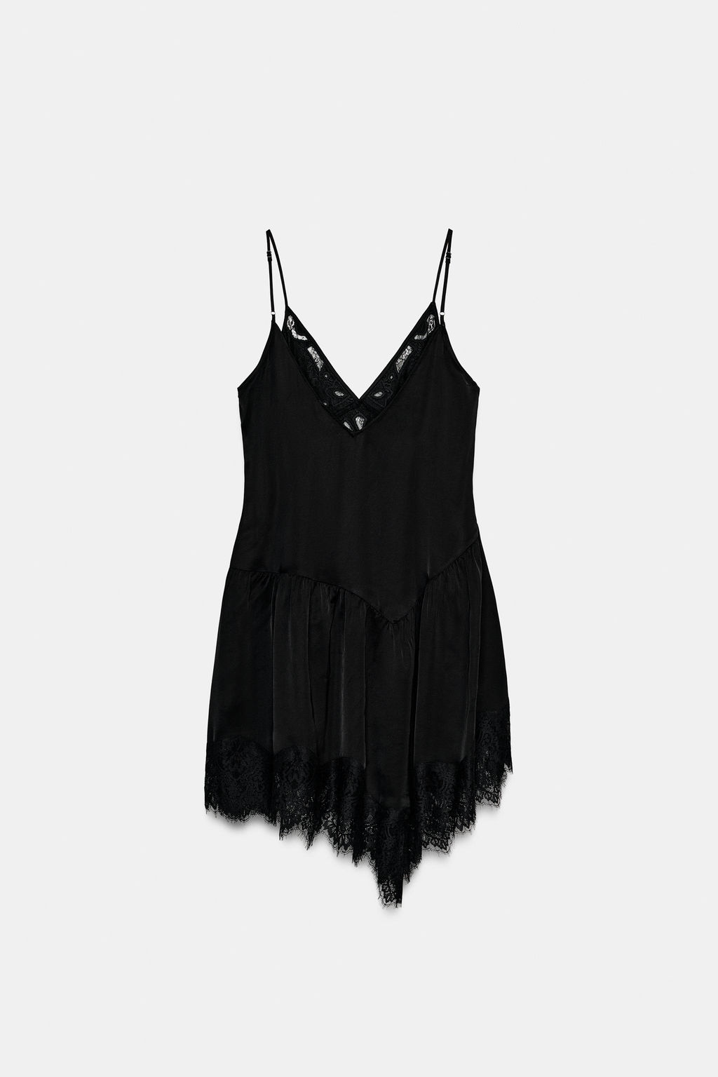 ZW COLLECTION ASYMMETRIC SHORT DRESS - Zara фото 13