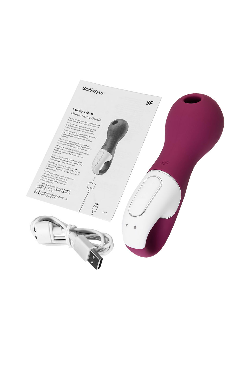 Вакуум-волновой бесконтактный стимулятор клитора Satisfyer Lucky Libra, силикон, красный, 15,7 см  фото 7