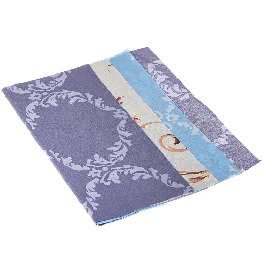 Лоскут для пэчворка и декорирования, набор 4шт 26х26см, хлопок 100%, в п/э на картоне, Домашняя мода (Россия)  фото 4