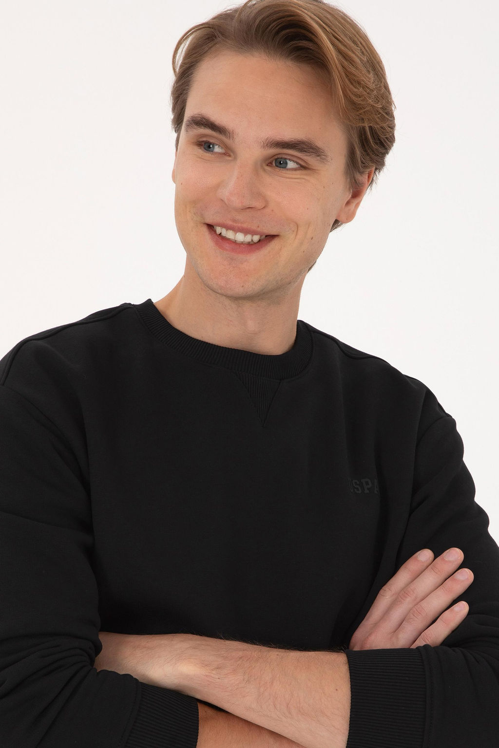 Erkek Siyah Basic Sweatshirt - U.s. polo assn фото 2