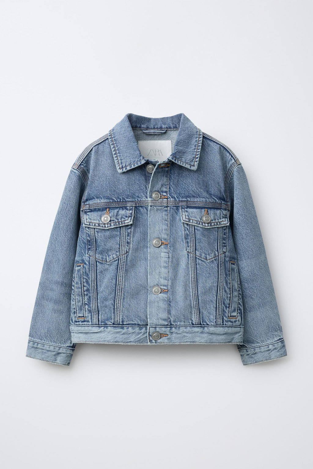 CAZADORA DENIM B?SICA / Azul - Zara фото 2