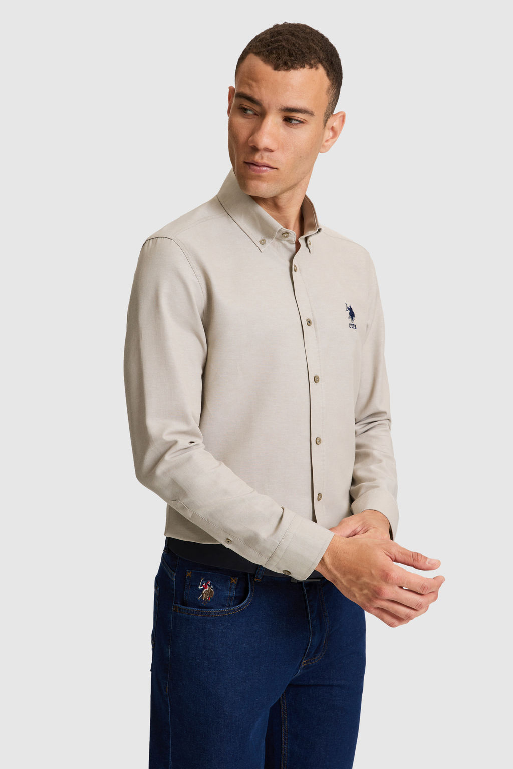 Erkek Vizon Uzun Kollu Basic G_mlek - U.s. polo assn фото 3