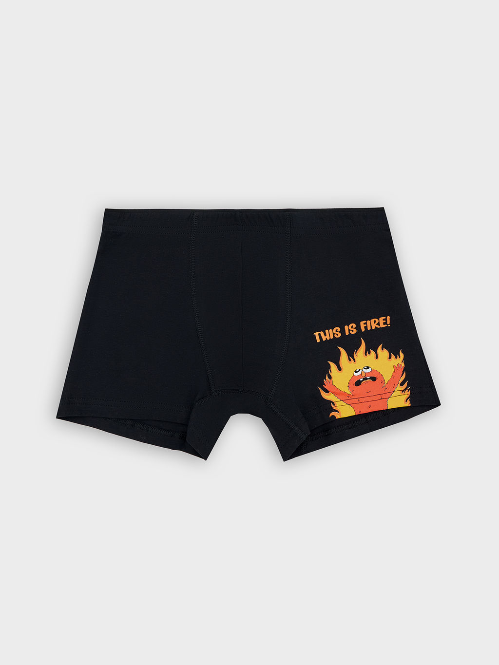 Цена за 2 штуки! ТРУСЫ МУЖСКИЕ черный +печать3 411134