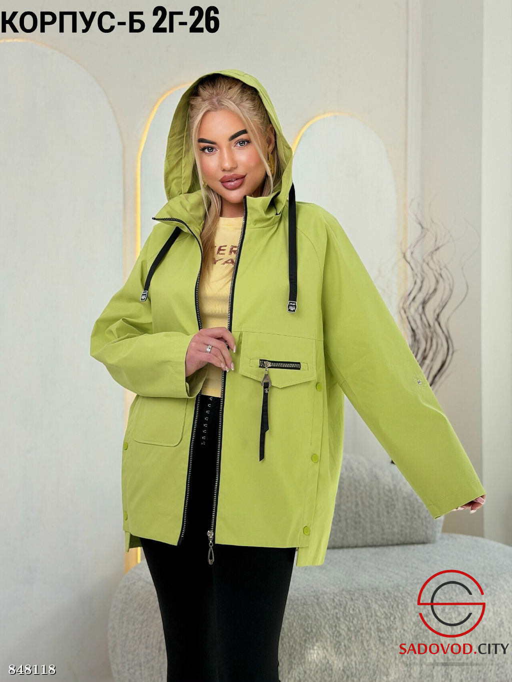 Ветровка женская с капюшоном - Bruno фото 5