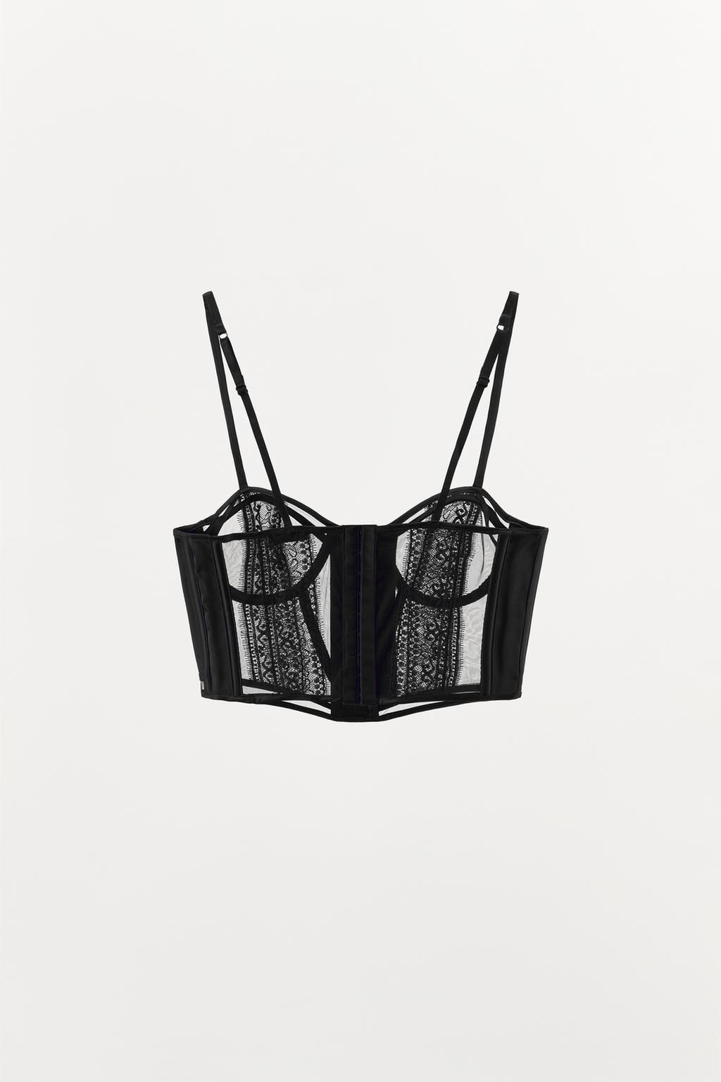 STRAPPY LACE CORSET - Zara фото 4