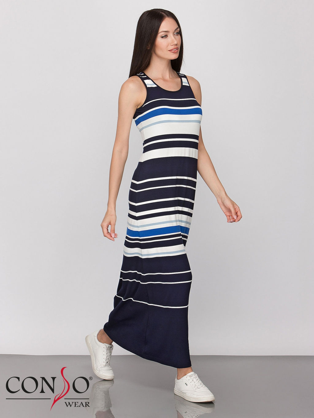 Conso/WDS190911 - navy/blue Платье Женское  фото 2