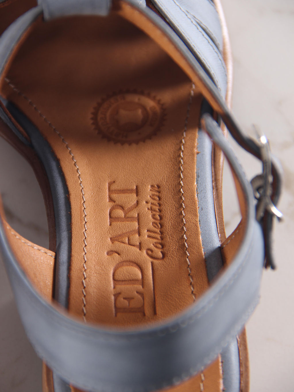 Босоножки 5035.23663bе.Вакса серая +коричневый