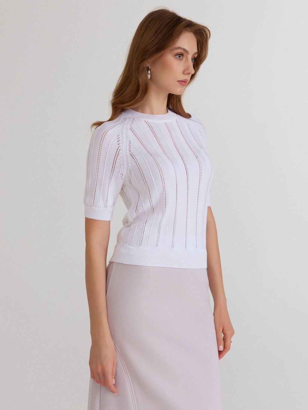 CONTE LDK2456 Джемпер женский white - Conte elegant фото 4