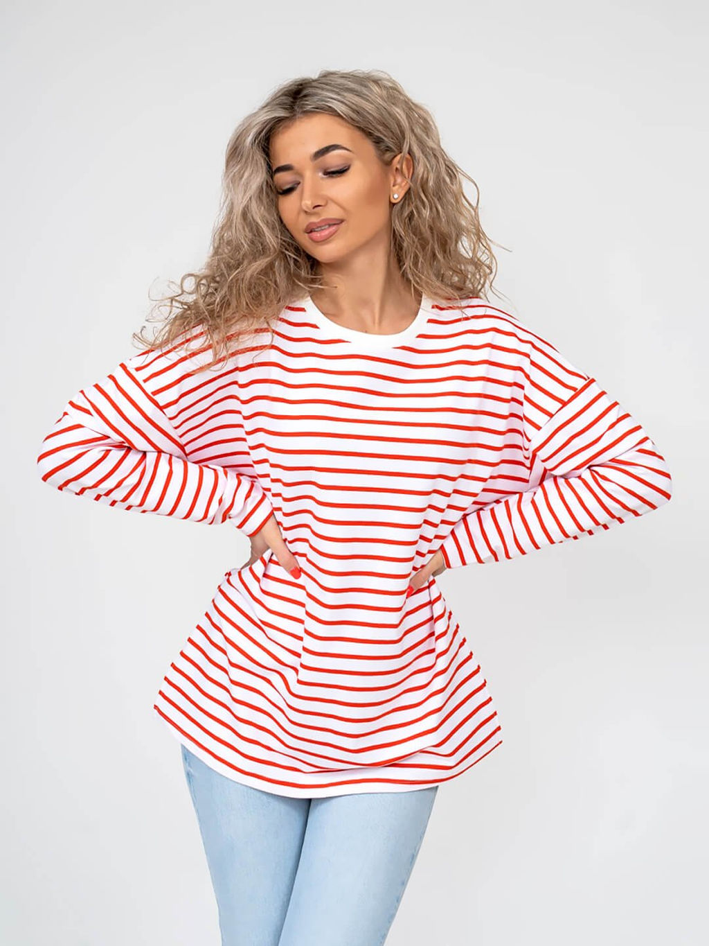 Лонгслив тельняшка мод.1688 - Барболета фото 73