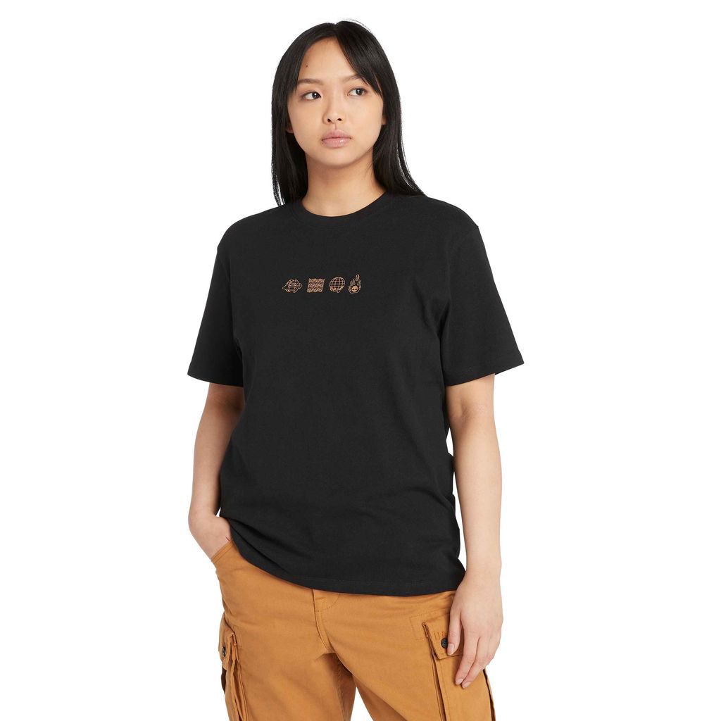 Футболка Timberland T-Shirt Lunar New Year черная  фото 5