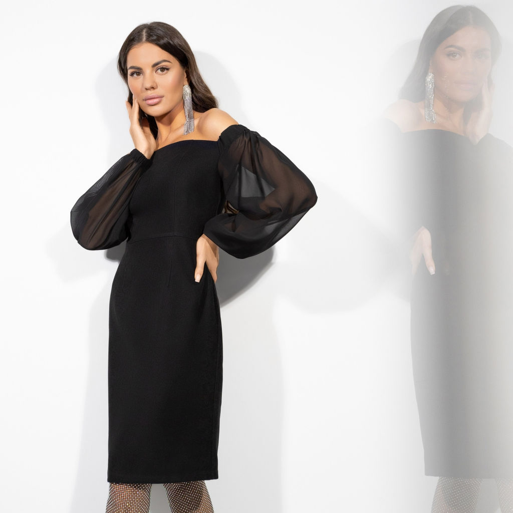 Платье с открытыми плечами, Слишком роскошно (new) - Charutti фото 6