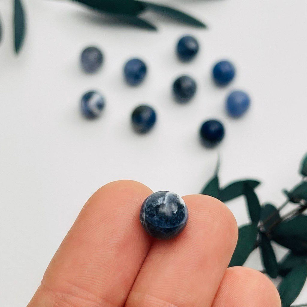Бусины для украшений из Содалита (10 шт)