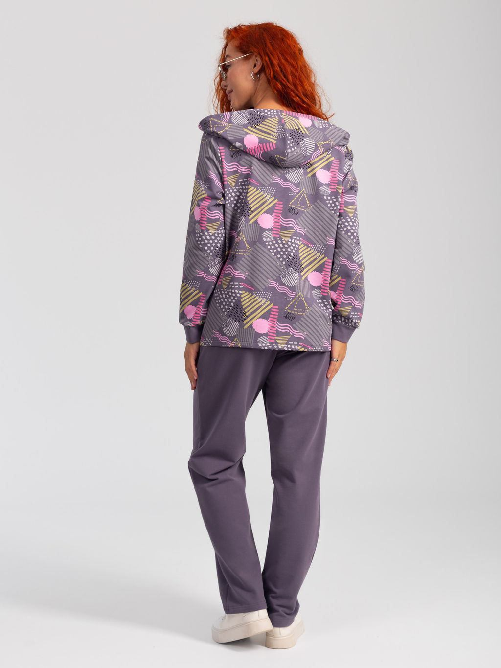 Костюм женский футер с лайкрой "ДОРИС" ЛИЛОВЫЙ