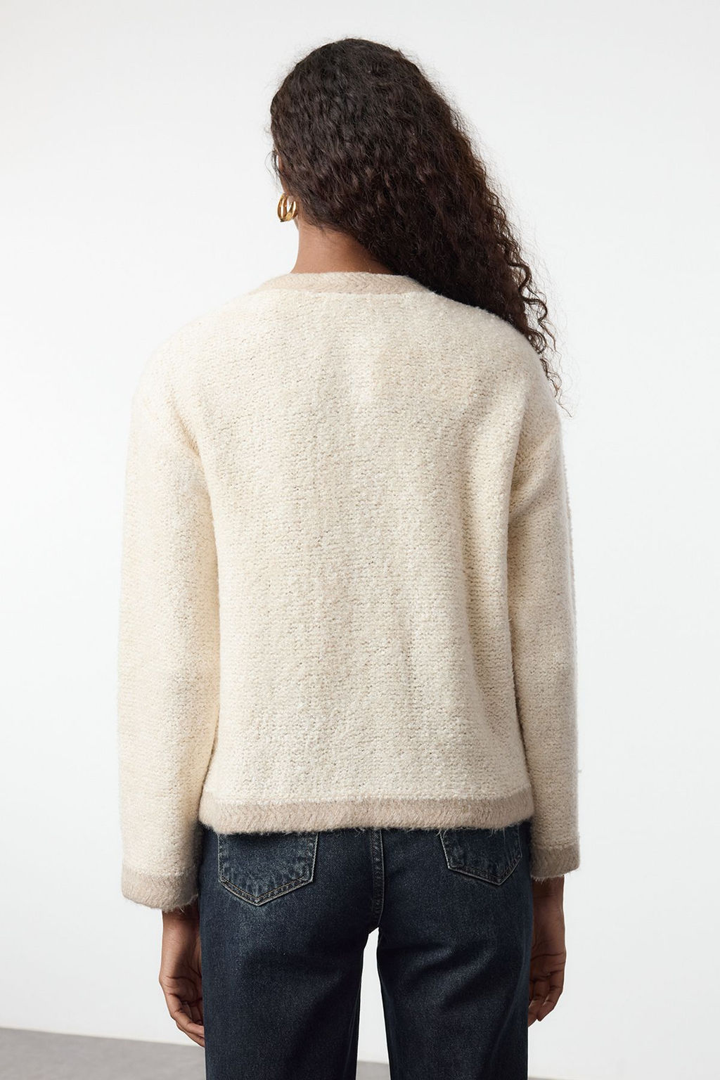 TRENDYOLMILLA Bej Triko H?rka TWOAW25HI00357 фото 10