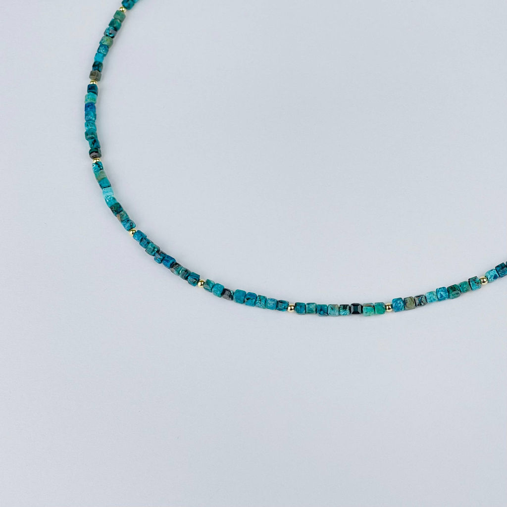 Колье из Хризоколлы