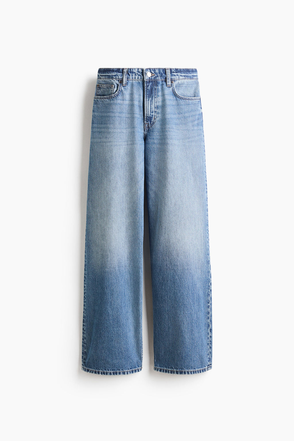 Baggy Regular Waist Jeans - H&m фото 3