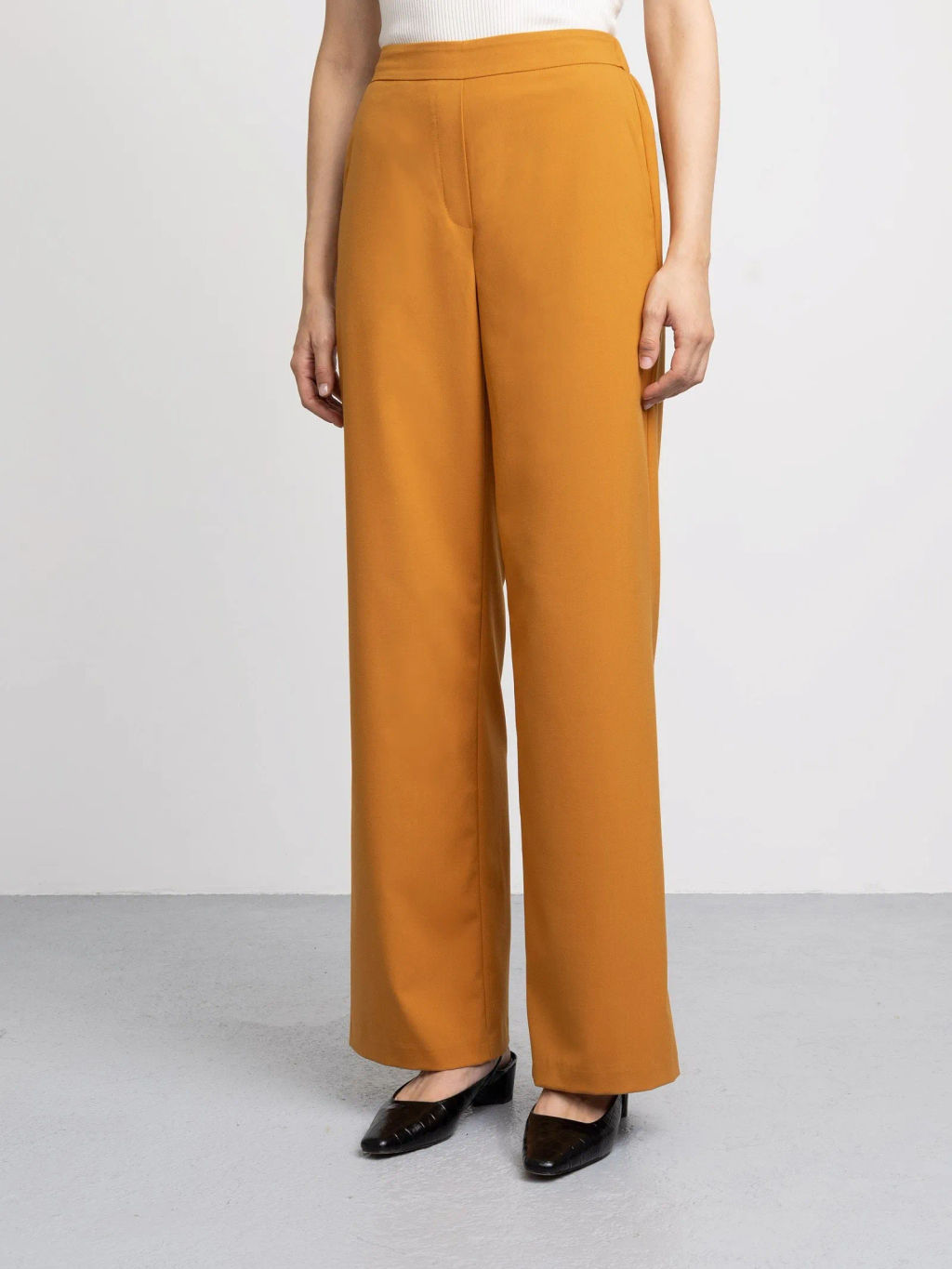 Брюки прямого кроя - Emka фото 3