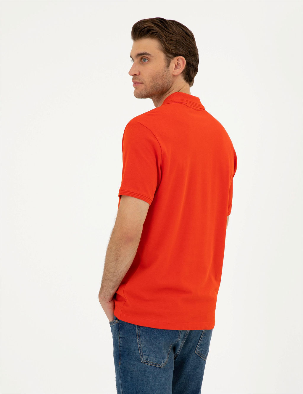 K_rm_z_ Slim Fit Basic Ti__rt - Pierre cardin фото 5