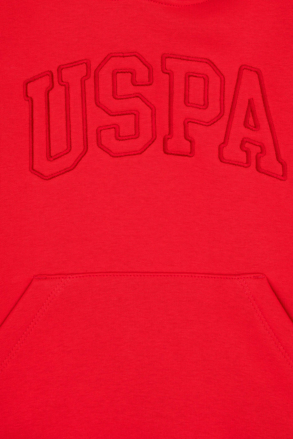 K_z _ocuk K_rm_z_ Kap__onlu _ardonlu Basic Sweatshirt Sepette S_rpriz _ndirim - U.s. polo assn фото 3