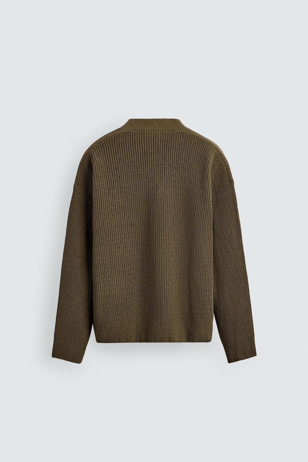 TEXTURED RELAXED FIT CARDIGAN - Zara фото 8