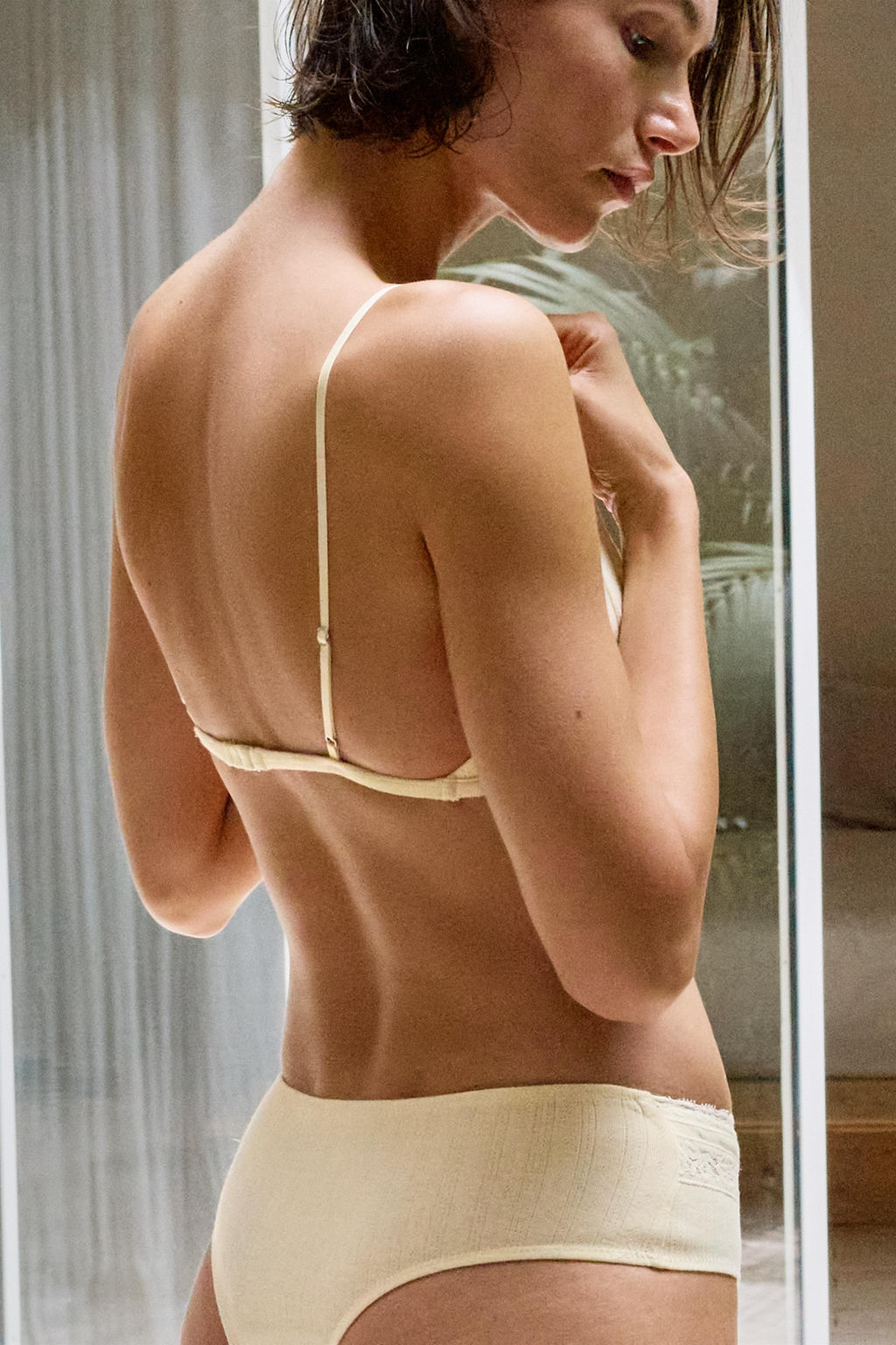 BRAGUITA POINTELLE ENCAJE / Crudo - Zara фото 3