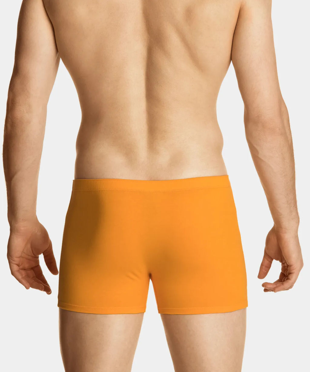 3MH-171 Трусы шорты Line - набор 3 шт. черный + желтый + серый - Atlantic фото 17