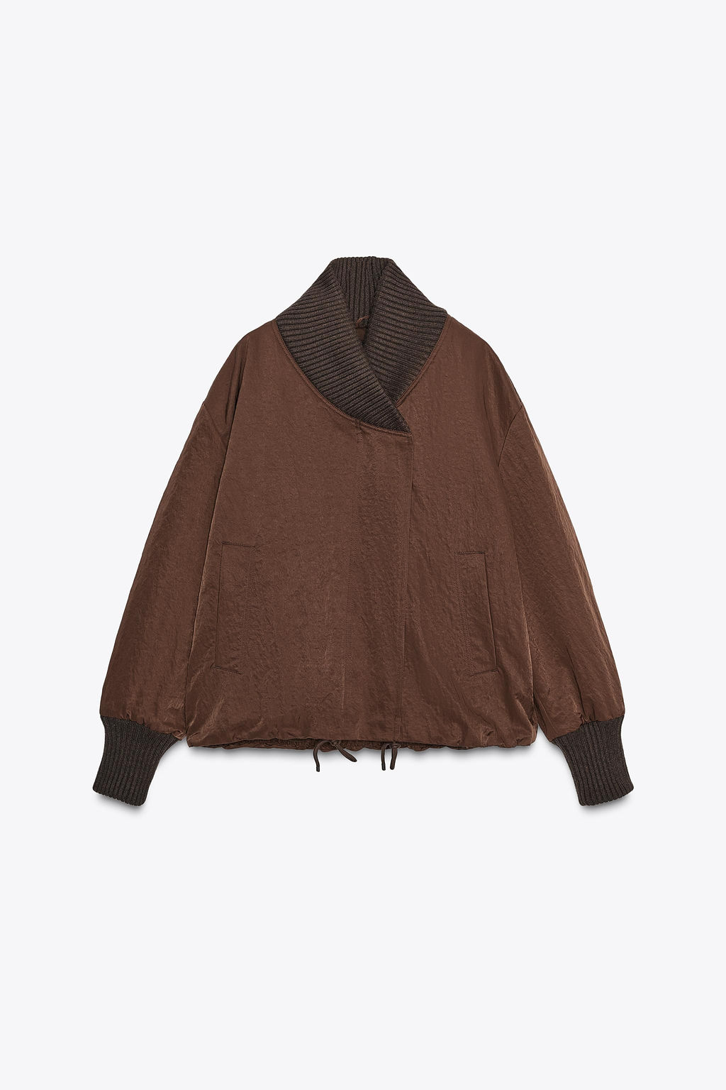 ZW COLLECTION RIBBED JACKET - Zara фото 9