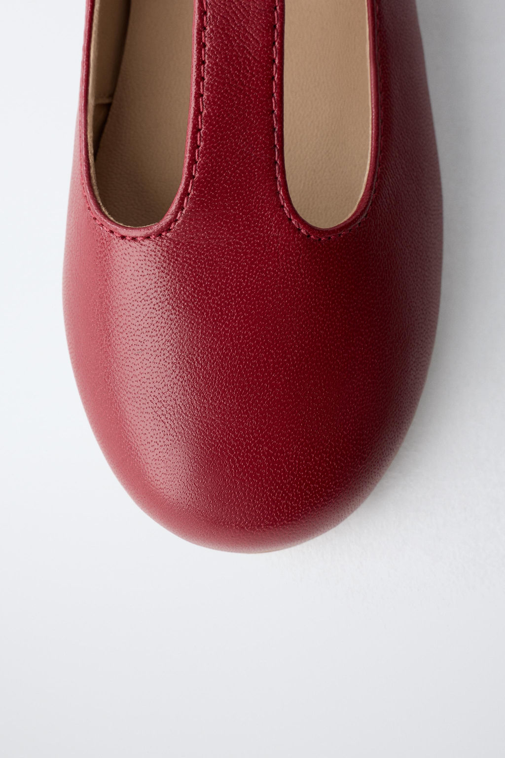 T-BAR LEATHER BALLET FLATS LIMITED EDITION - Zara фото 6