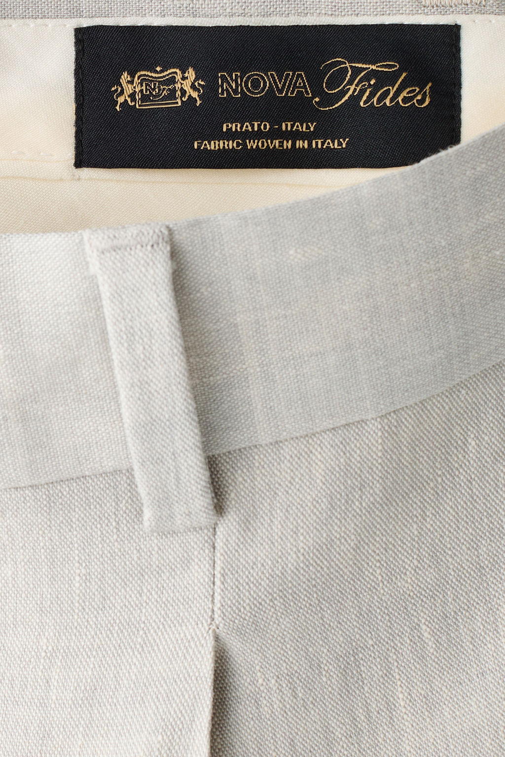 Pantal?n de traje en mezcla de lino Regular Fit - H&m фото 4