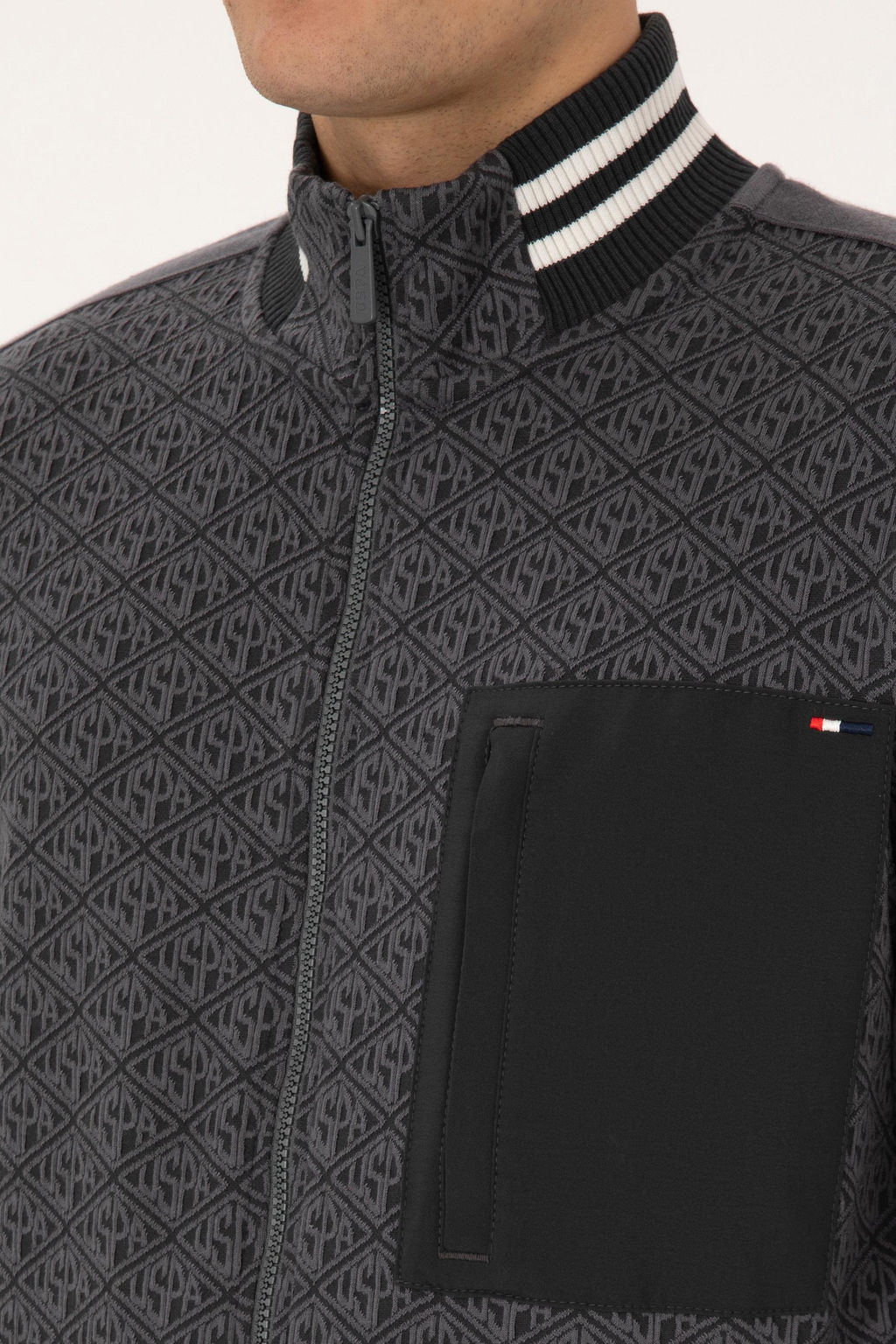 Erkek Gri _rme H_rka - U.s. polo assn фото 7