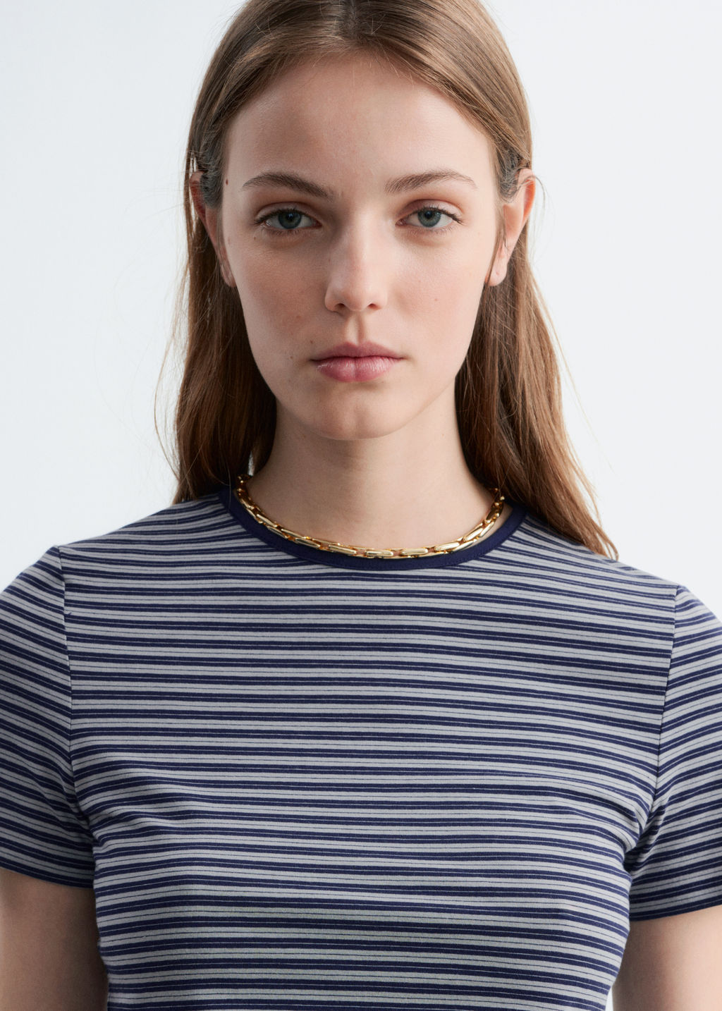 Camiseta de punto slim fit - H&m фото 2