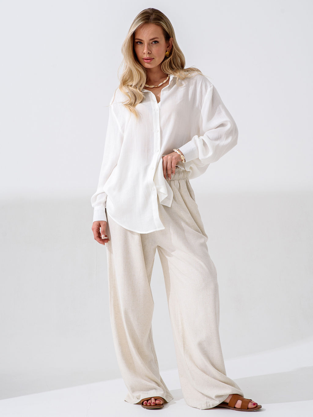 Брюки Лён( лен с хлопком) - Оптима фото 12