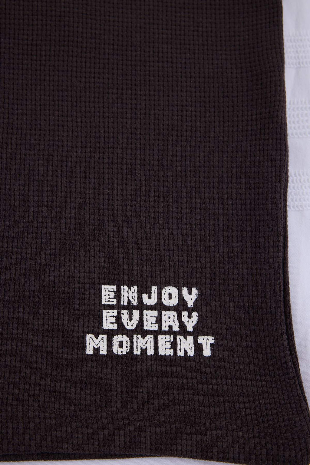TRENDYOL MAN Mavi Regular Fit Waffle Sortlu Pijama Tak?m? TMNSS23PT00032 - Trendyolmilla фото 83