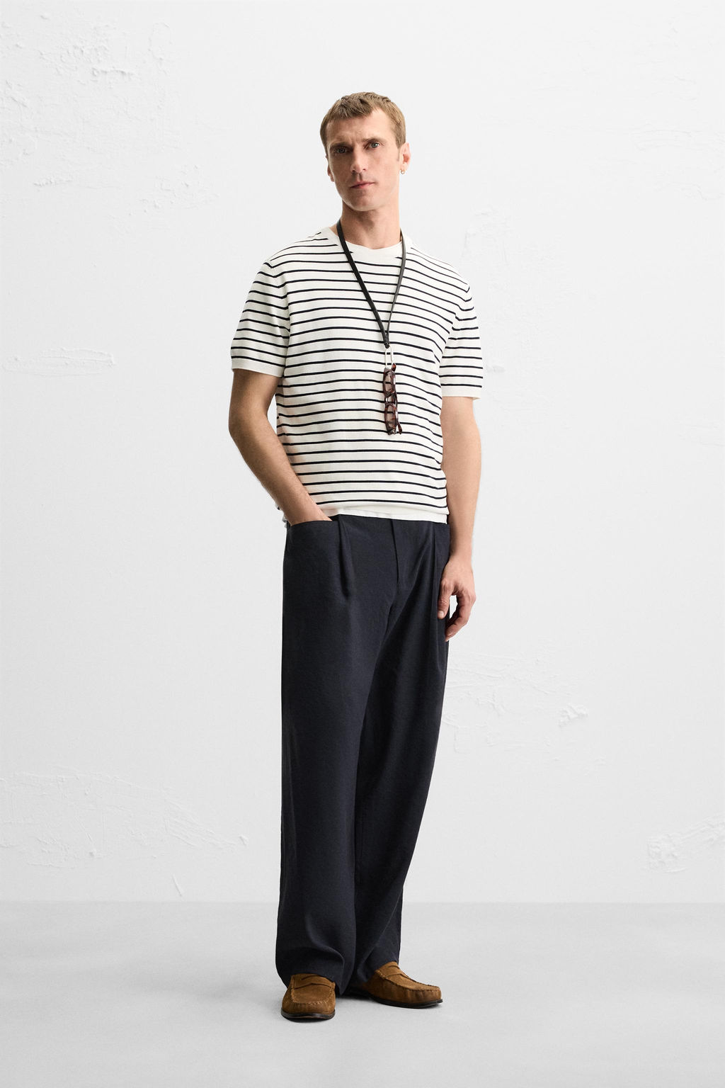 FLOWING KNIT T-SHIRT - Zara фото 47