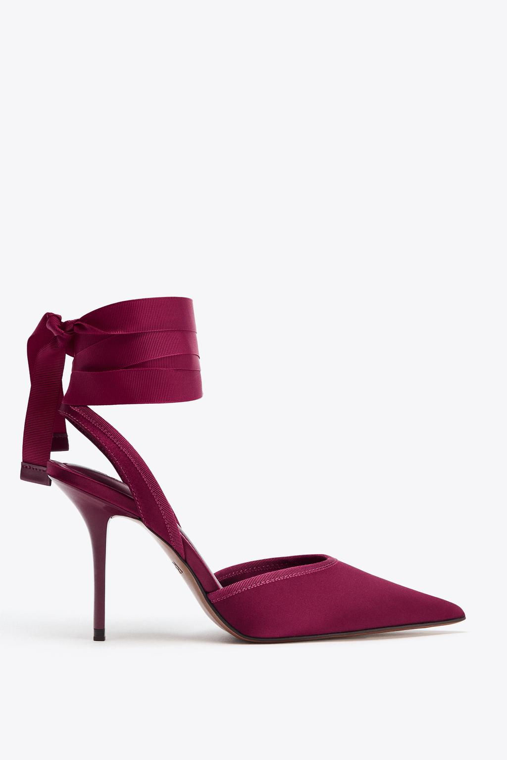 SLINGBACK HEELED SHOES WITH STRAP - Zara фото 3
