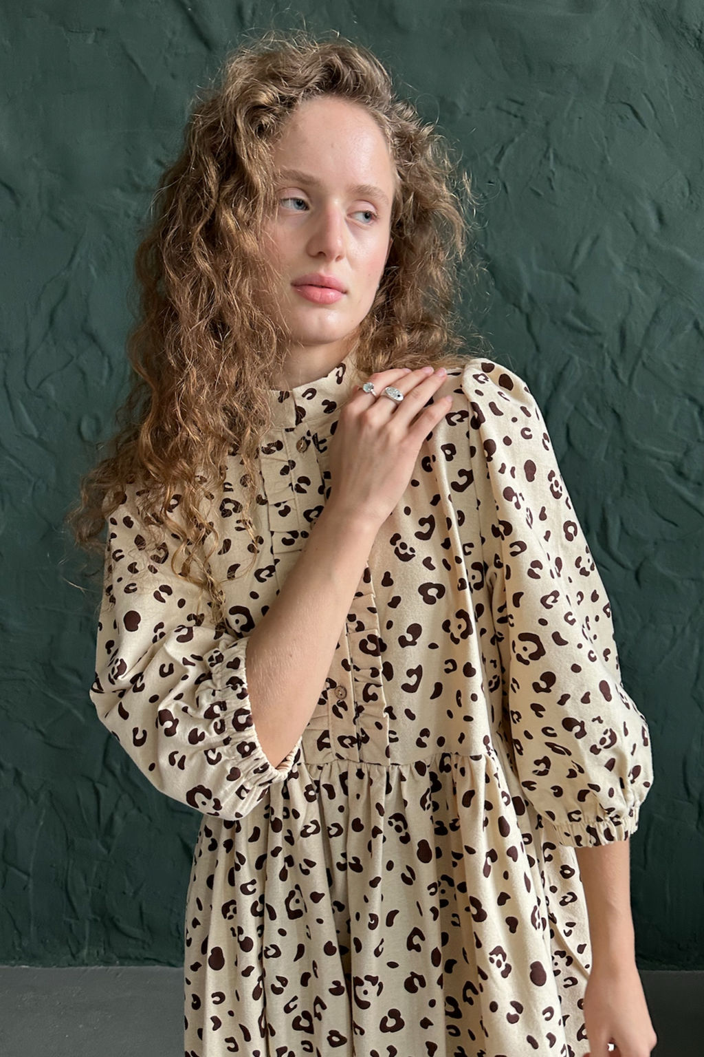 Платье SEPTEMBER104/01/Бежевый, коричневый