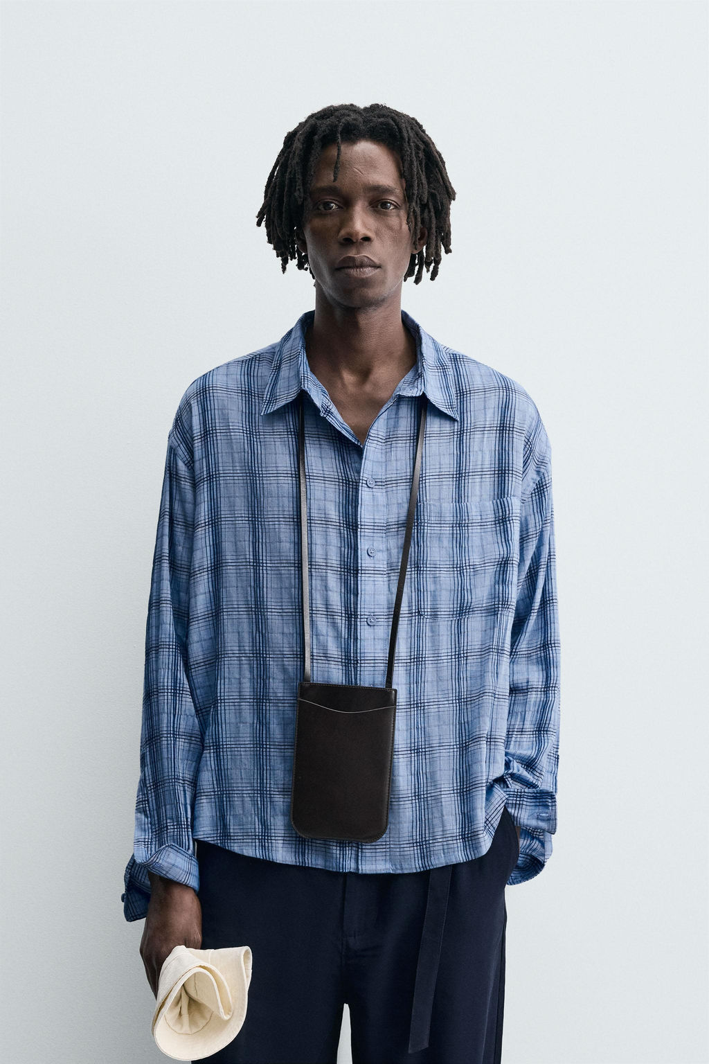 CHECK FLOWING SHIRT - Zara фото 2