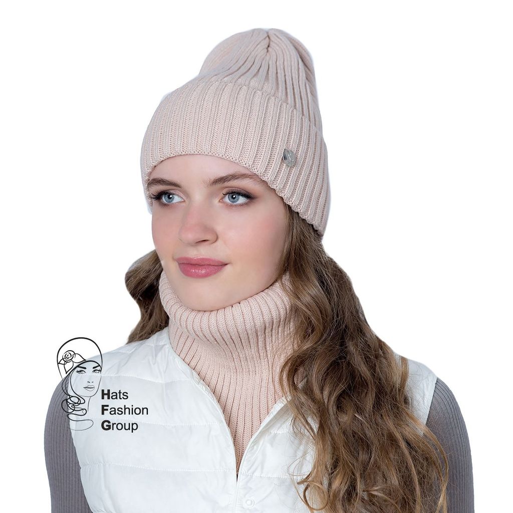 БРУНИЛДА к-т шапка, снуд женские - Landre фото 9