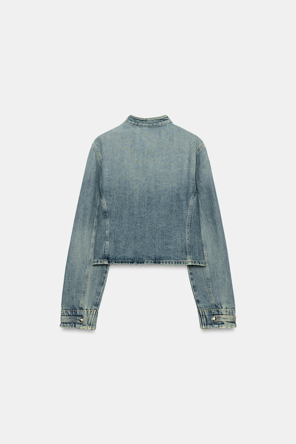 CHAQUETA DENIM TRF ENTALLADA BOTONES / ?ndigo - Zara фото 6