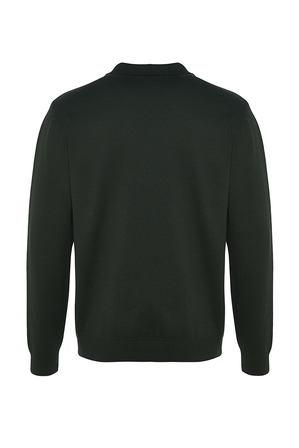 TRENDYOL MAN Lacivert Erkek Regular Polo Yaka Duz Triko Kazak TMNAW24KZ00067 - Trendyolmilla фото 8
