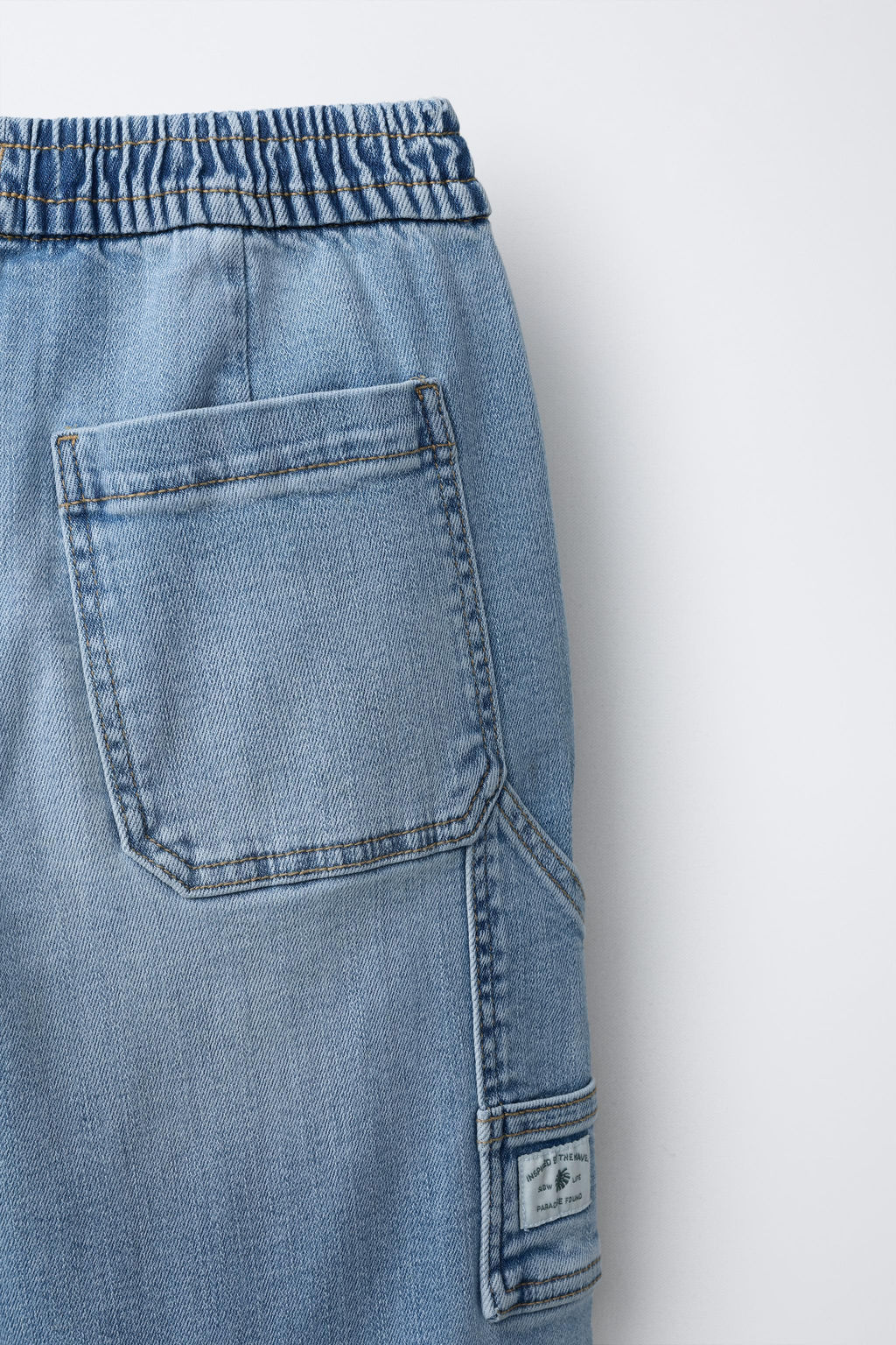 JEANS COMFORT JOGGER / Azul medio - Zara фото 5