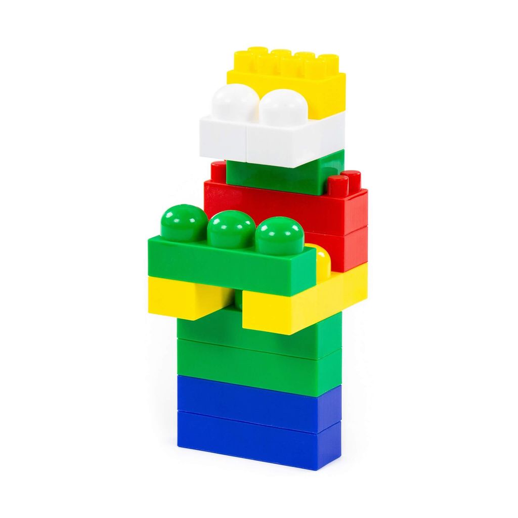 Конструктор Супер-Микс (30 элементов) (в ведёрке) - Полесье фото 3