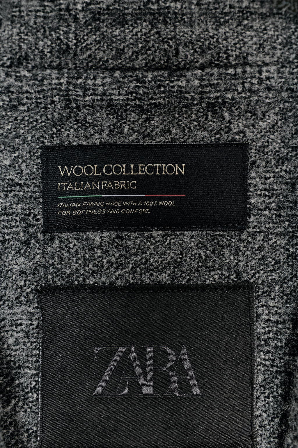 100% WOOL CHECK COAT ZW COLLECTION LIMITED EDITION - Zara фото 6