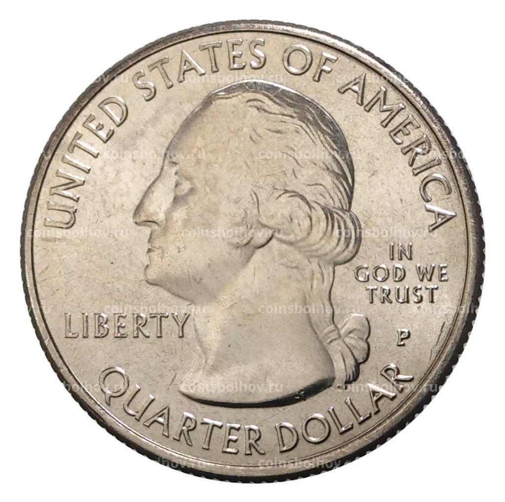 Монета 25 центов 2018 года Р США Национальные парки  №43 Национальный парк Вояджерс