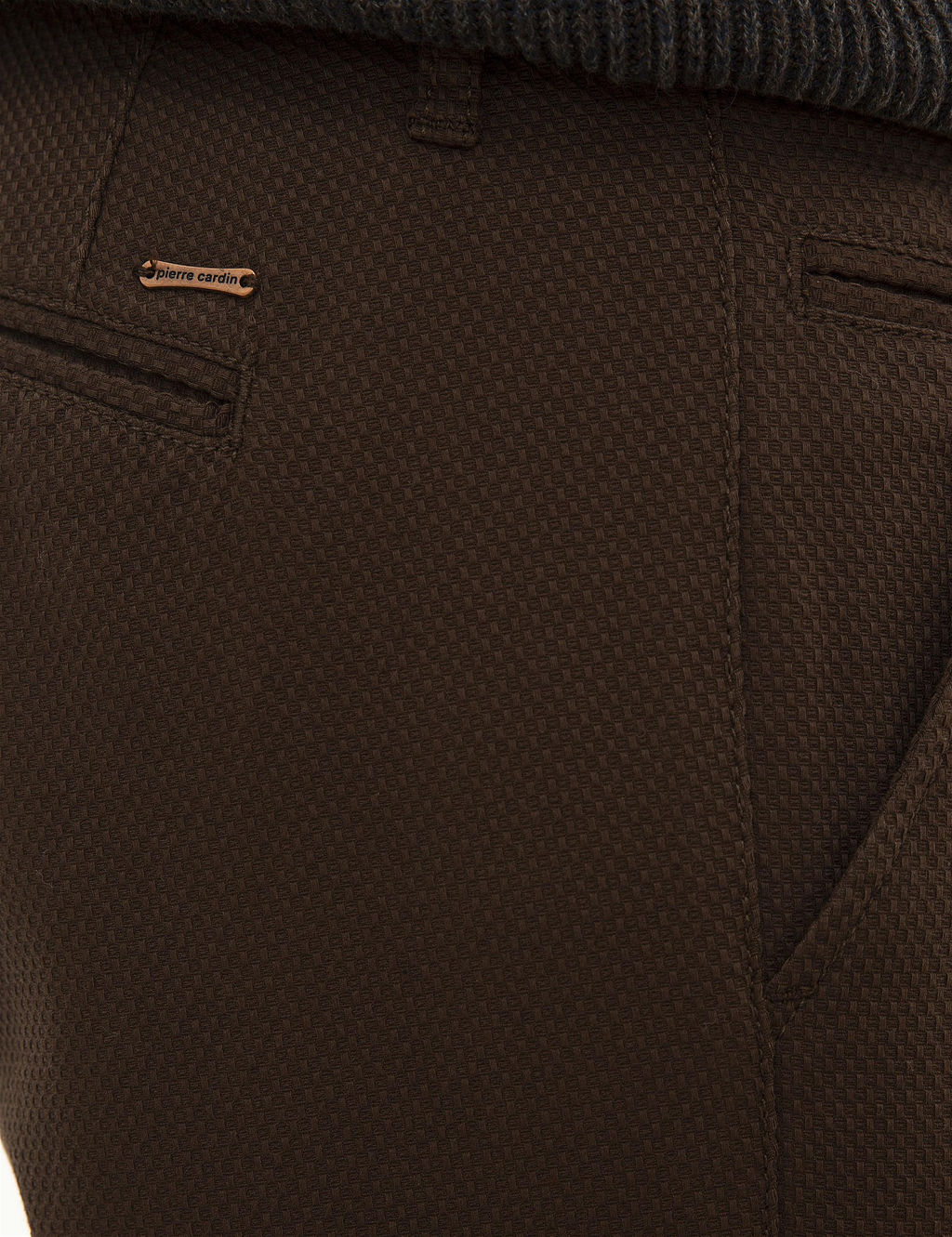 Kahverengi Slim Fit Kanvas Pantolon - Pierre cardin фото 4