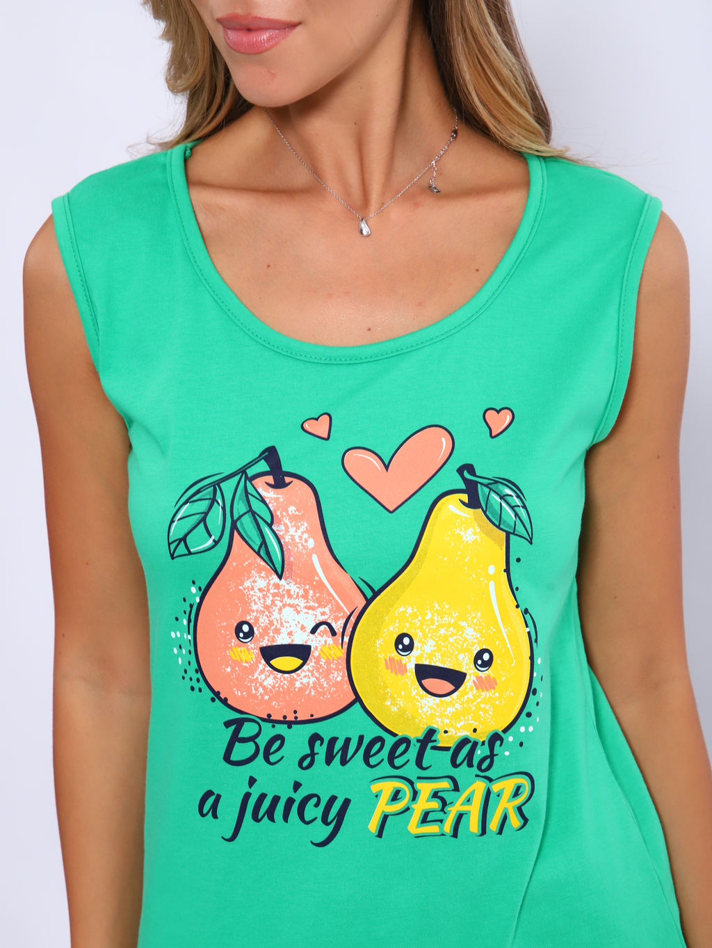 М424 пижама Груша (шорты+майка) зеленый - Иванушка-трикотаж фото 5