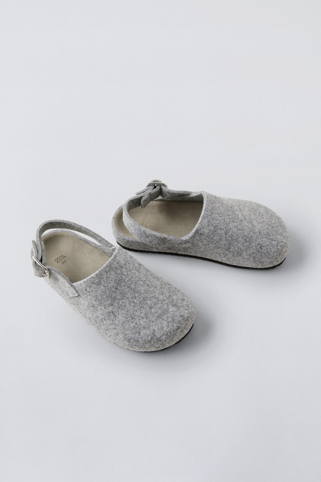 FELT HOUSE SLIPPERS - Zara фото 4