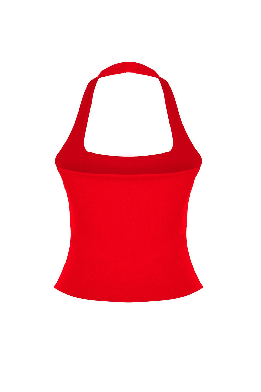 K?rm?z? Fitted/Vucuda Oturan Esnek Orme Bluz TWOSS24BZ00492