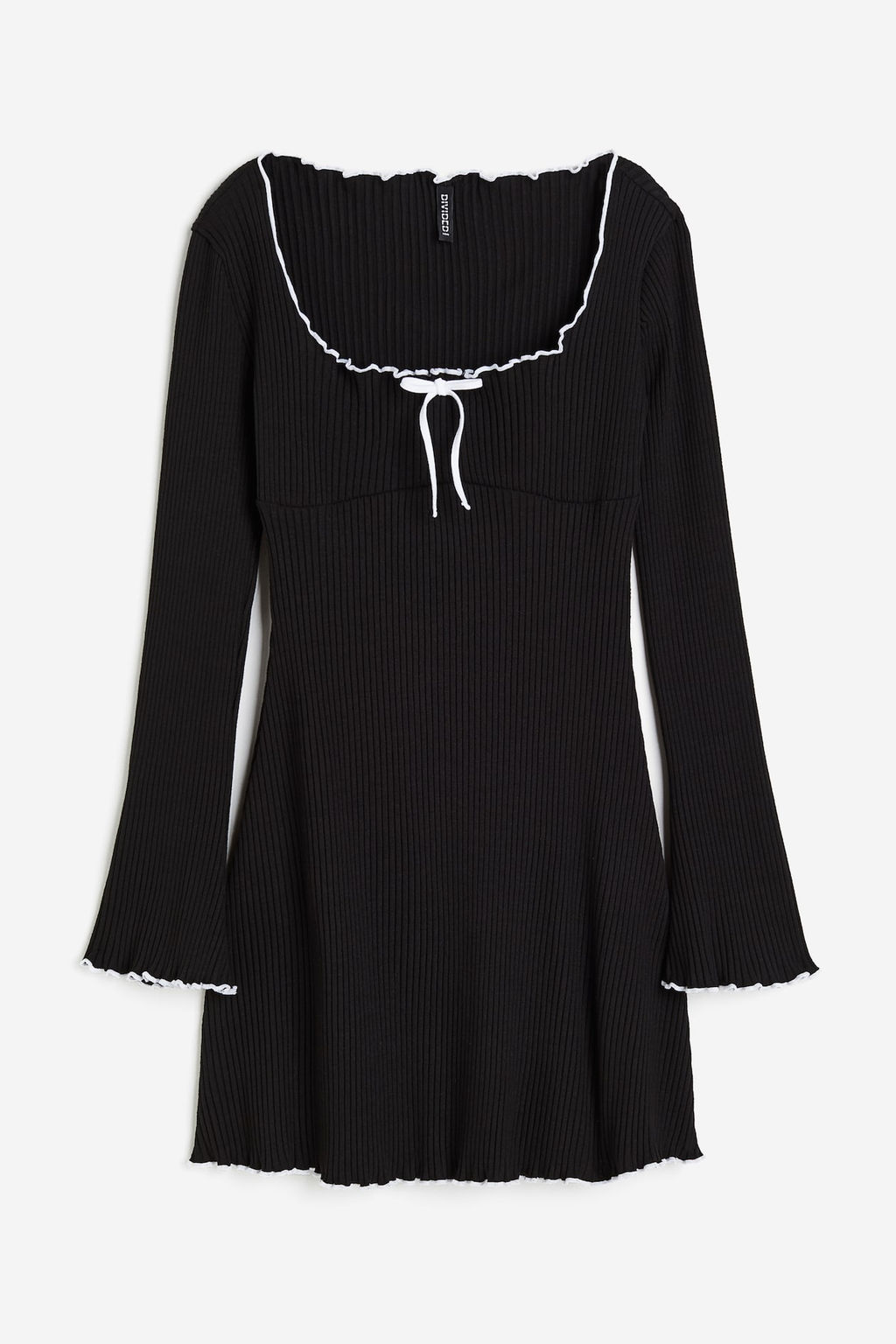 Vestido en punto de canale - H&m фото 4