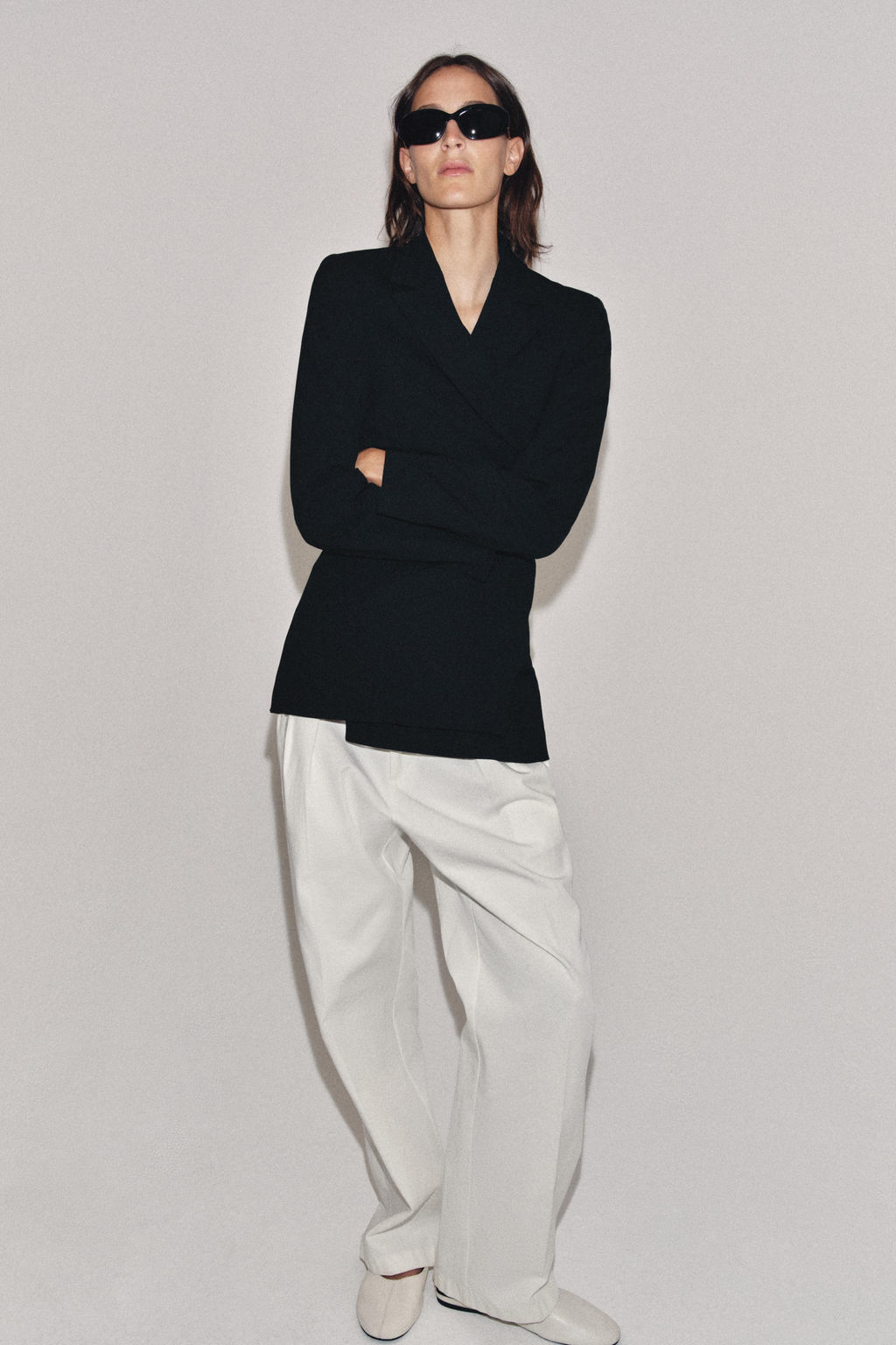 BLAZER SLIM CON LANA ZW COLLECTION LIMITED EDITION / Negro - Zara фото 7